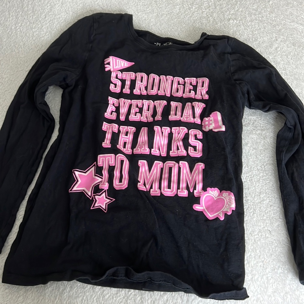 Black long sleeve size 10/12